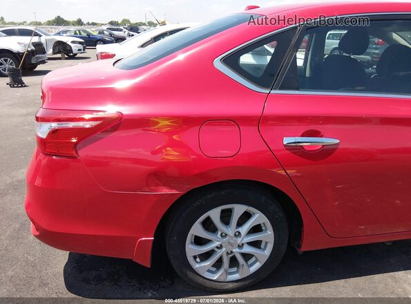 3N1AB7APXJY210621 2018 NISSAN SENTRA Red Вид спереду
