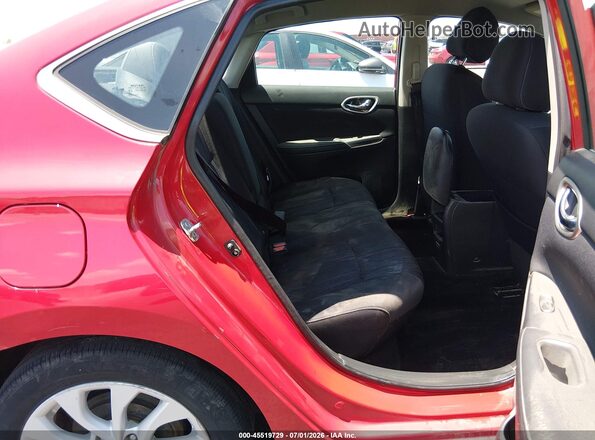 3N1AB7APXJY210621 2018 NISSAN SENTRA Red Вид наклейки з VIN-кодом
