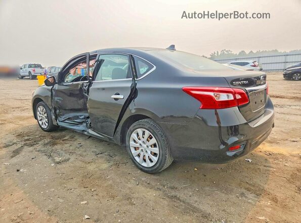 3N1AB7APXJY220582 2018 NISSAN SENTRA Black Rear left