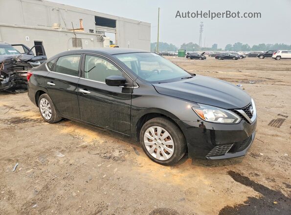 3N1AB7APXJY220582 2018 NISSAN SENTRA Black Front right