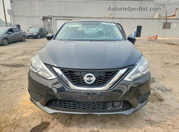 3N1AB7APXJY220582 2018 NISSAN SENTRA Black Front view