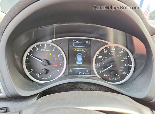 3N1AB7APXJY220582 2018 NISSAN SENTRA Black Instrument cluster view