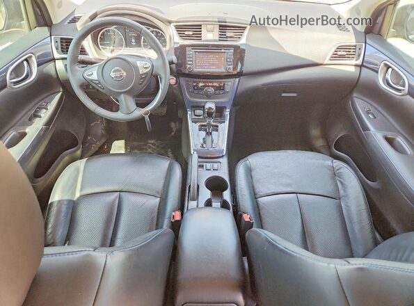 3N1AB7APXJY221554 2018 NISSAN SENTRA Black Dashboard view