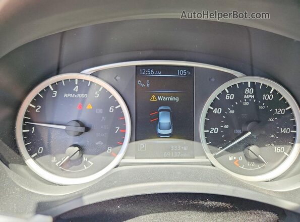 3N1AB7APXJY221554 2018 NISSAN SENTRA Black Instrument cluster view