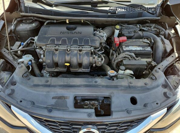 3N1AB7APXJY221554 2018 NISSAN SENTRA Black Rear interior view