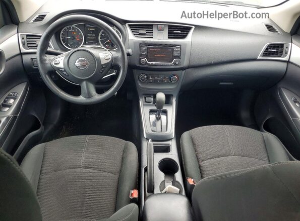 3N1AB7APXJY246731 2018 NISSAN SENTRA Silver Dashboard view