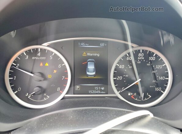 3N1AB7APXJY246731 2018 NISSAN SENTRA Silver Instrument cluster view