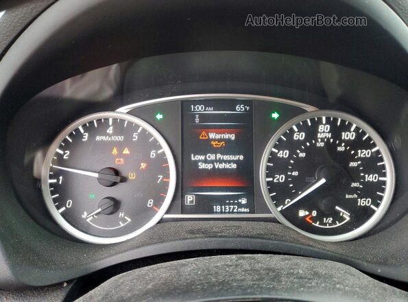 3N1AB7APXJY252237 2018 NISSAN SENTRA Серебряный Вид щитка приборов