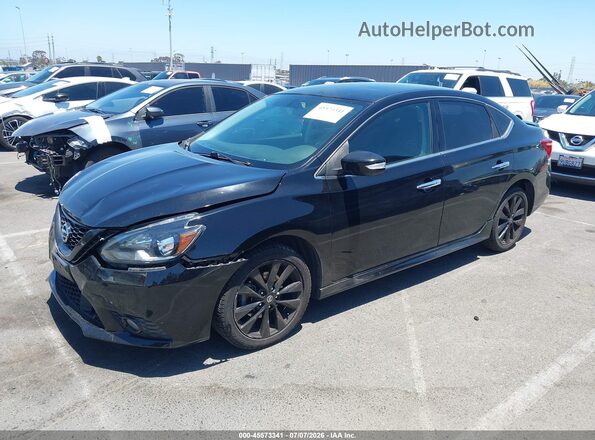 3N1AB7APXJY269622 2018 NISSAN SENTRA Black Front left