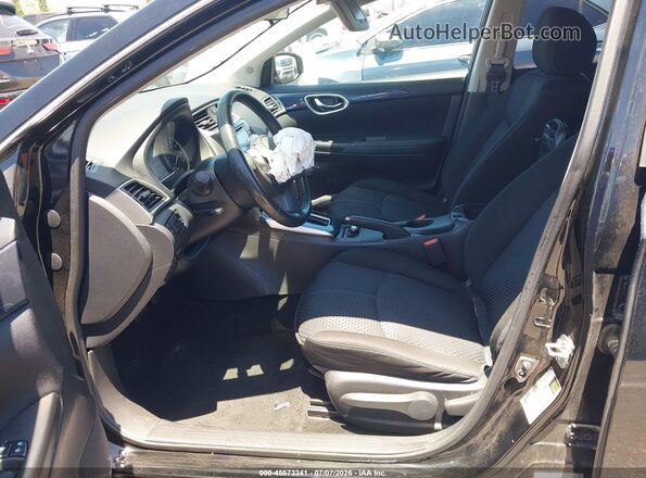 3N1AB7APXJY269622 2018 NISSAN SENTRA Black Front interior view
