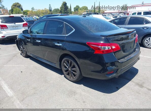 3N1AB7APXJY269622 2018 NISSAN SENTRA Black Rear left