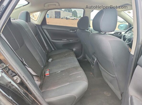 3N1AB7APXJY278112 2018 NISSAN SENTRA Black Vista de los asientos traseros