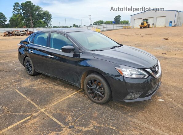 3N1AB7APXJY278112 2018 NISSAN SENTRA Black Delantero derecho