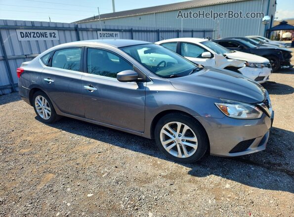 3N1AB7APXJY279616 2018 NISSAN SENTRA Gray Front right