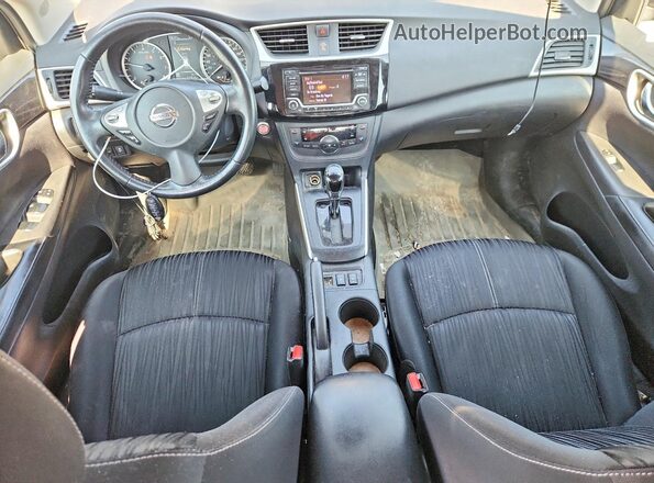 3N1AB7APXJY279616 2018 NISSAN SENTRA Gray Dashboard view