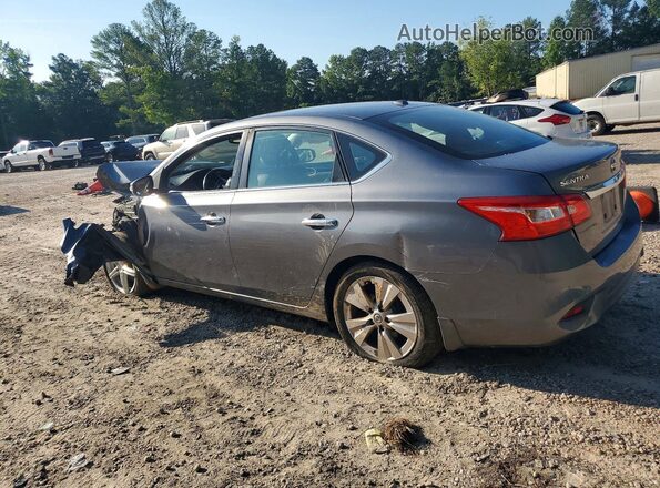 3N1AB7APXJY285450 2018 NISSAN SENTRA Gray უკანა მარცხენა