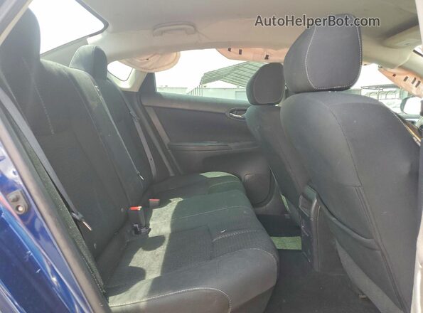 3N1AB7APXJY285691 2018 NISSAN SENTRA Blue Rear seats view
