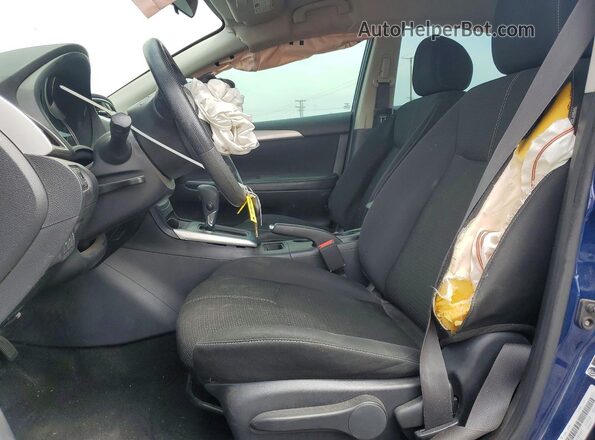 3N1AB7APXJY285691 2018 NISSAN SENTRA Blue Front interior view