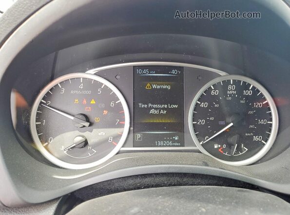 3N1AB7APXJY285691 2018 NISSAN SENTRA Blue Instrument cluster view