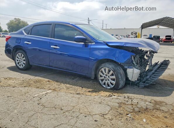 3N1AB7APXJY285691 2018 NISSAN SENTRA Blue Front right