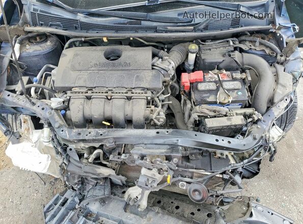 3N1AB7APXJY285691 2018 NISSAN SENTRA Blue Rear interior view
