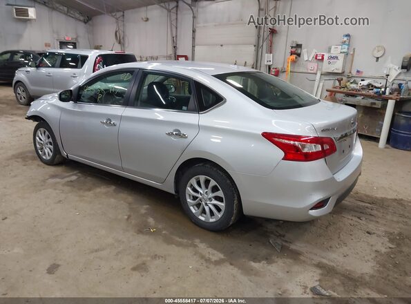 3N1AB7APXJY292222 2018 NISSAN SENTRA Silver Rear left