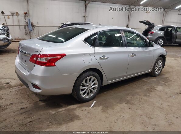 3N1AB7APXJY292222 2018 NISSAN SENTRA Silver Rear right