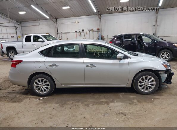 3N1AB7APXJY292222 2018 NISSAN SENTRA Silver 360 interior view
