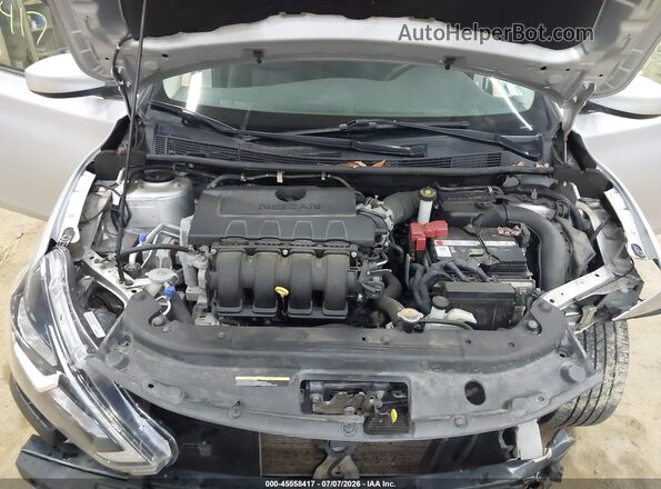 3N1AB7APXJY292222 2018 NISSAN SENTRA Silver Rear view
