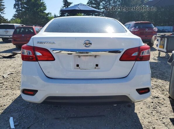 3N1AB7APXJY315076 2018 NISSAN SENTRA White Вид ззаду