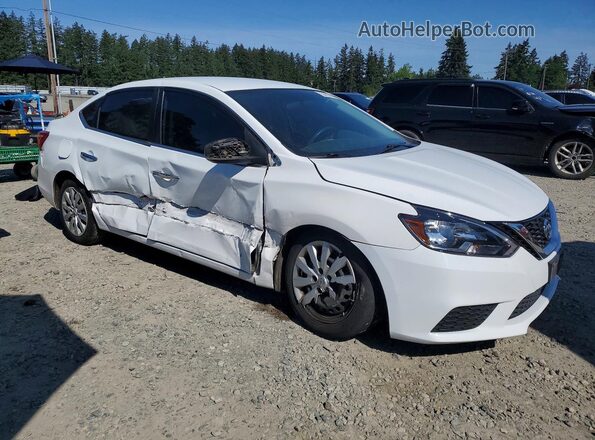 3N1AB7APXJY315076 2018 NISSAN SENTRA White Передня права чверть