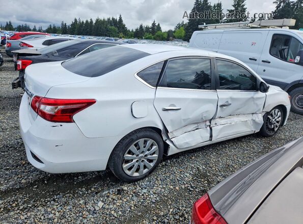 3N1AB7APXJY315076 2018 NISSAN SENTRA White Задня права чверть