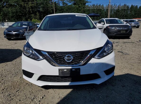 3N1AB7APXJY315076 2018 NISSAN SENTRA White Вид спереду