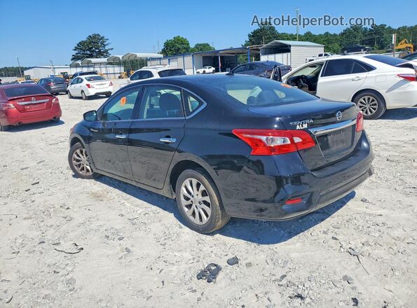 3N1AB7APXJY317569 2018 NISSAN SENTRA Black უკანა მარცხენა