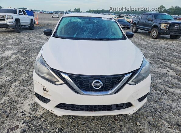 3N1AB7APXJY337255 2018 NISSAN SENTRA White Front view