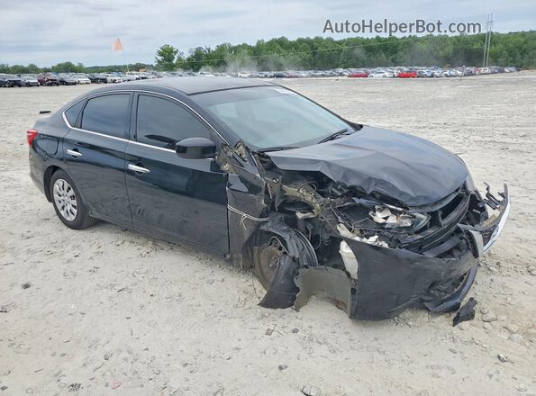 3N1AB7APXJY345114 2018 NISSAN SENTRA Black Передня права чверть