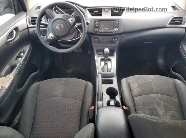 3N1AB7APXJY345114 2018 NISSAN SENTRA Black Вид панелі приладів