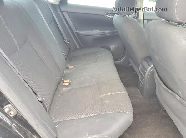 3N1AB7APXJY345114 2018 NISSAN SENTRA Black Вид задніх сидінь