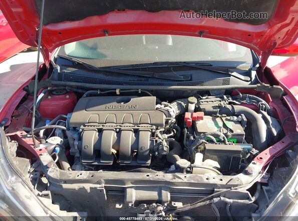 3N1AB7APXKL611424 2019 NISSAN SENTRA Красный Вид сзади