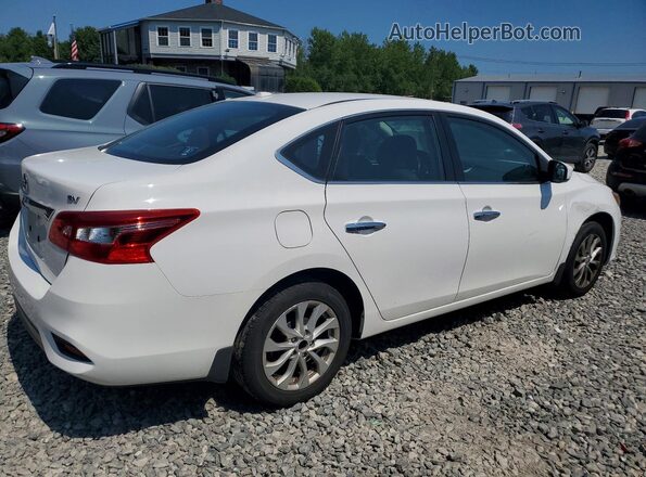 3N1AB7APXKL613562 2019 NISSAN SENTRA White Rear right