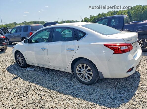 3N1AB7APXKL613562 2019 NISSAN SENTRA White Rear left