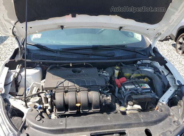 3N1AB7APXKL613562 2019 NISSAN SENTRA White Rear interior view