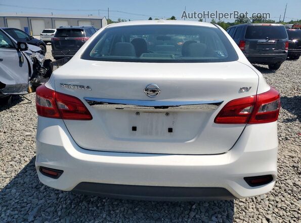 3N1AB7APXKL613562 2019 NISSAN SENTRA White Rear view