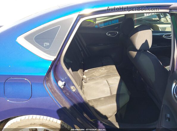 3N1AB7APXKY202360 2019 NISSAN SENTRA Blue VIN კოდის სტიკერის ხედი