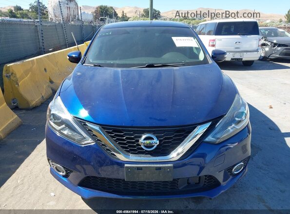 3N1AB7APXKY202360 2019 NISSAN SENTRA Blue წინა ხედი