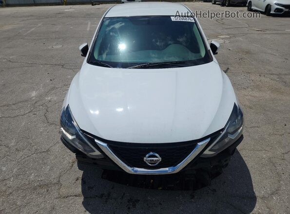 3N1AB7APXKY206781 2019 NISSAN SENTRA White Դիմացի տեսք