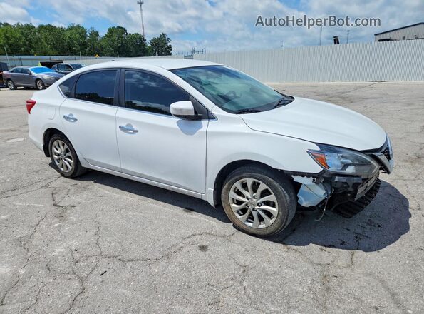 3N1AB7APXKY206781 2019 NISSAN SENTRA White Առջևի աջ