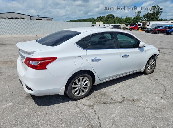 3N1AB7APXKY206781 2019 NISSAN SENTRA White Հետևի աջ