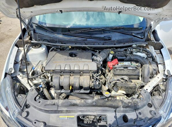 3N1AB7APXKY206781 2019 NISSAN SENTRA White Սալոնի հետևի տեսք