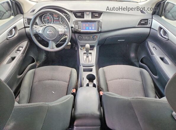 3N1AB7APXKY206781 2019 NISSAN SENTRA White Առջևի վահանակի տեսք